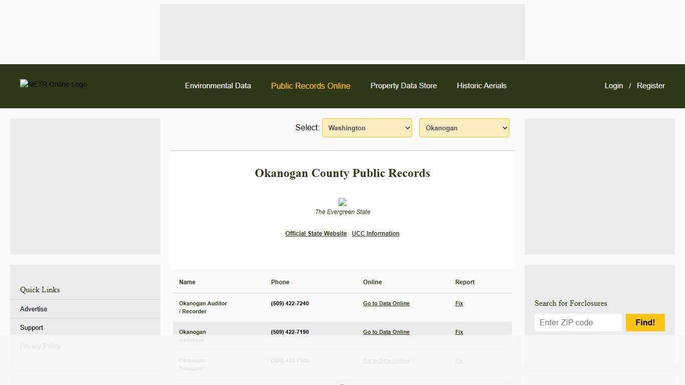 NETR Online • Okanogan • Okanogan Public Records, Search Okanogan Records, Okanogan Property Tax, Washington Property Search, Washington Assessor